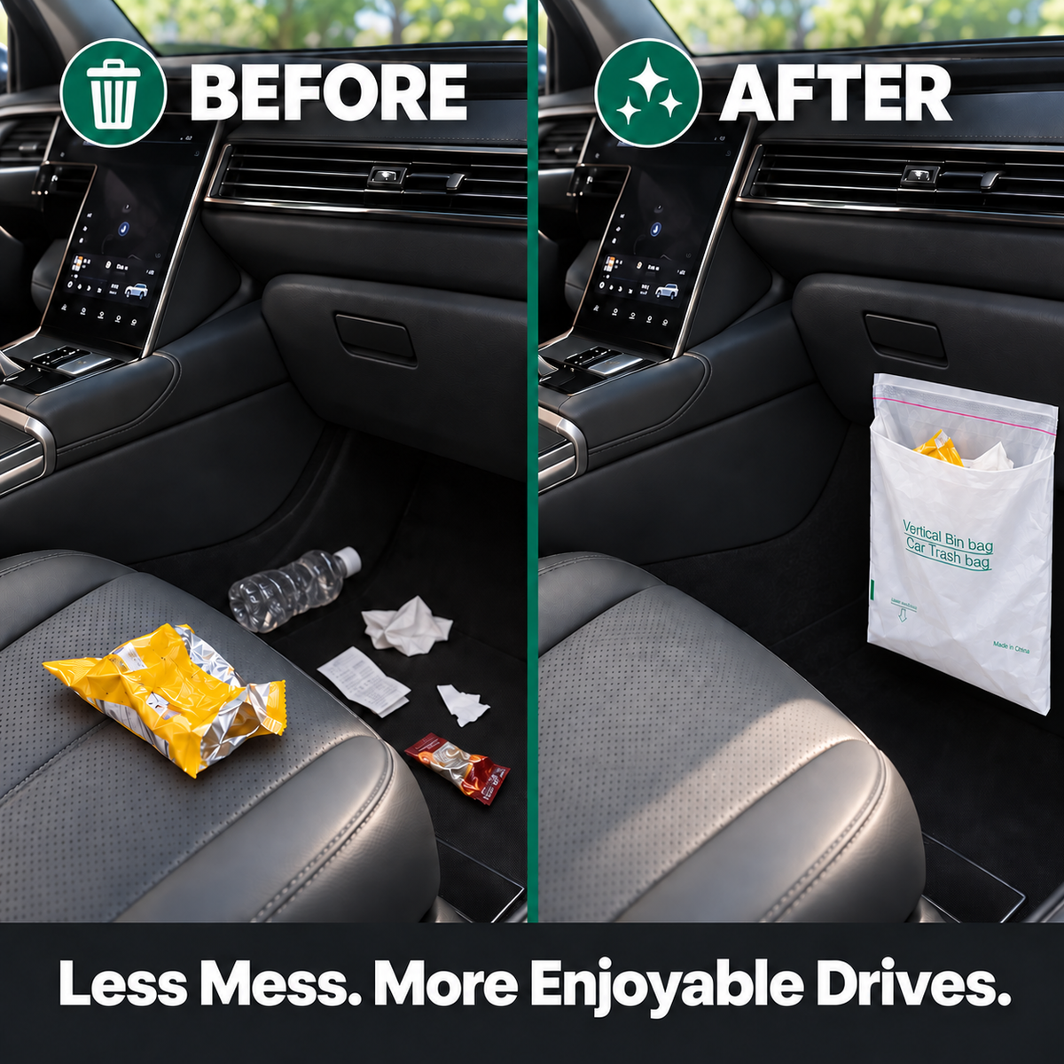 TrashLane™ - Car Trash Bag